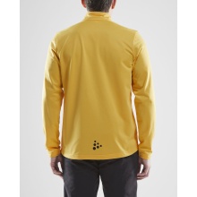 Craft Sport Training Jacket Squad - without side pockets, comfortable and functional - yellow Men